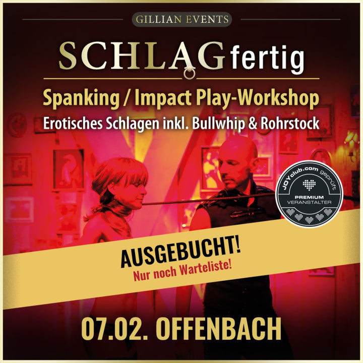 SCHLAGfertig » Der Spanking-Workshop + Bullwhip