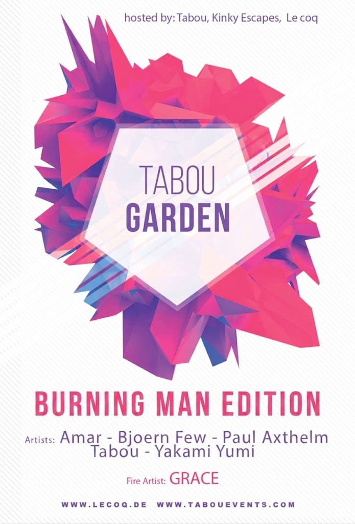 🔥Tabou Garden🔥Burning Man Edition🔥