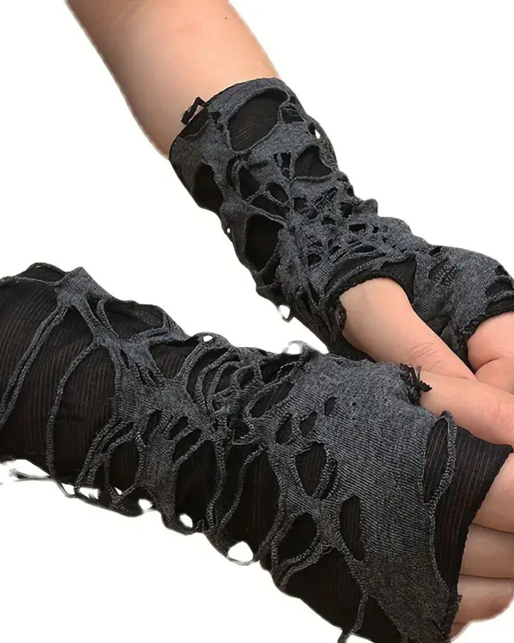 Wasteland Touch - Mesh-Rippenhandschuhe