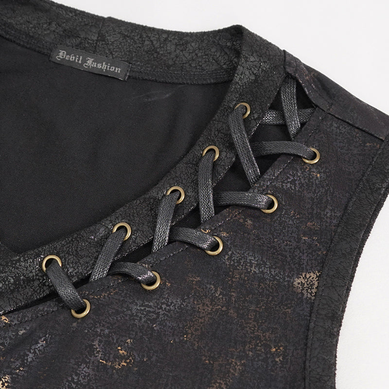 Devil Fashion – Punk Tank Top „Nocturne Raider“ im Post-Apocalyptic Style