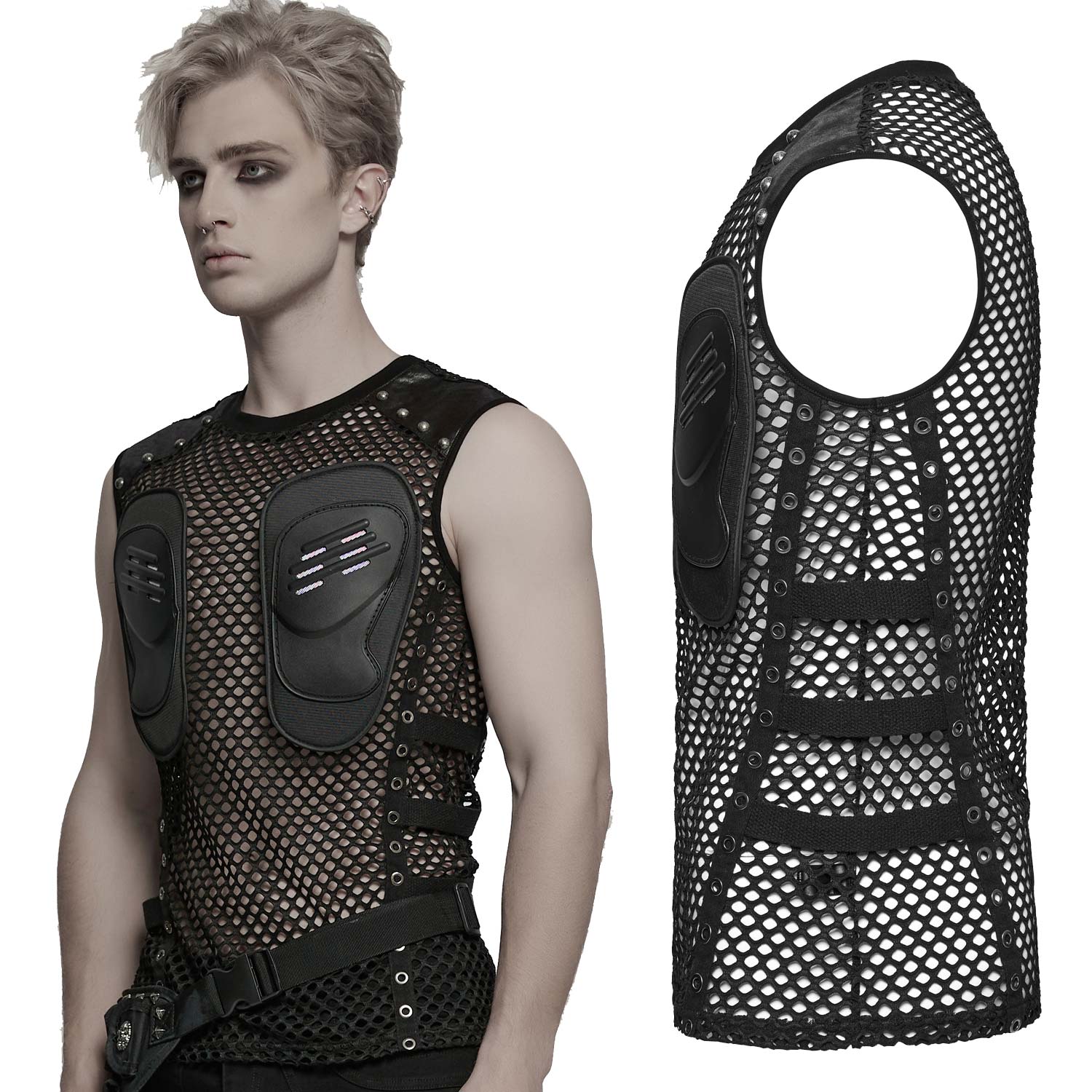 Geformte, konvexe Panels im Armor-Look mit mattem Finish