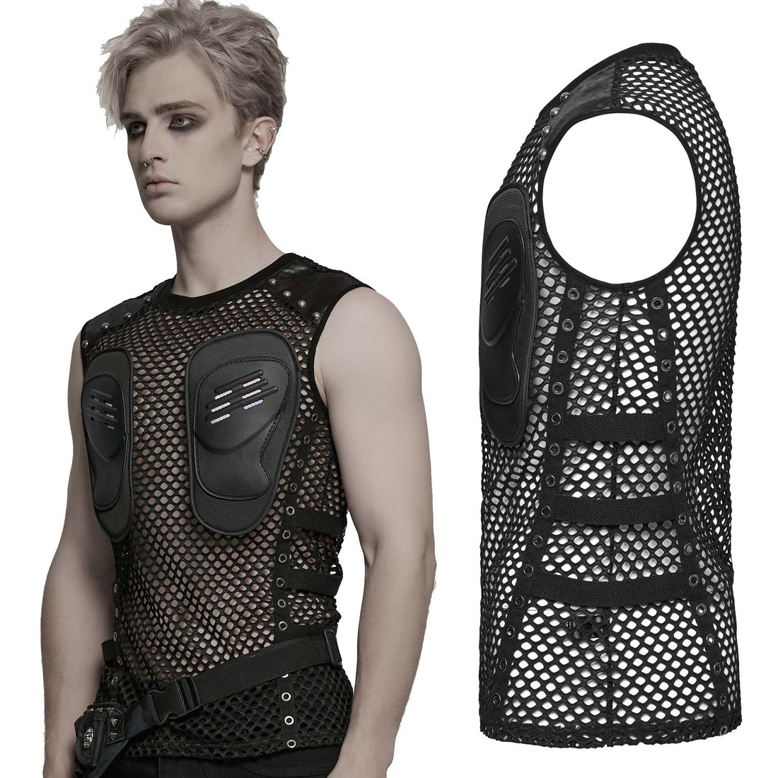 Geformte, konvexe Panels im Armor-Look mit mattem Finish