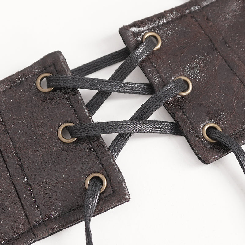 Devil Fashion – Steampunk Unterbrust-Korsett „Steamline Empress“ mit Harness