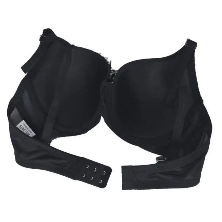 Spike me up - Punk-Stil Metallic Push-Up Bralette