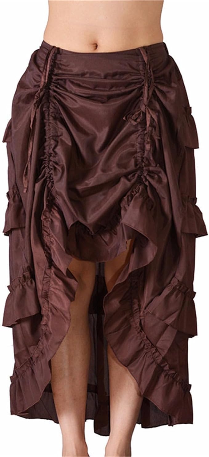 Steampunk – Asymmetrischer Rüschenrock