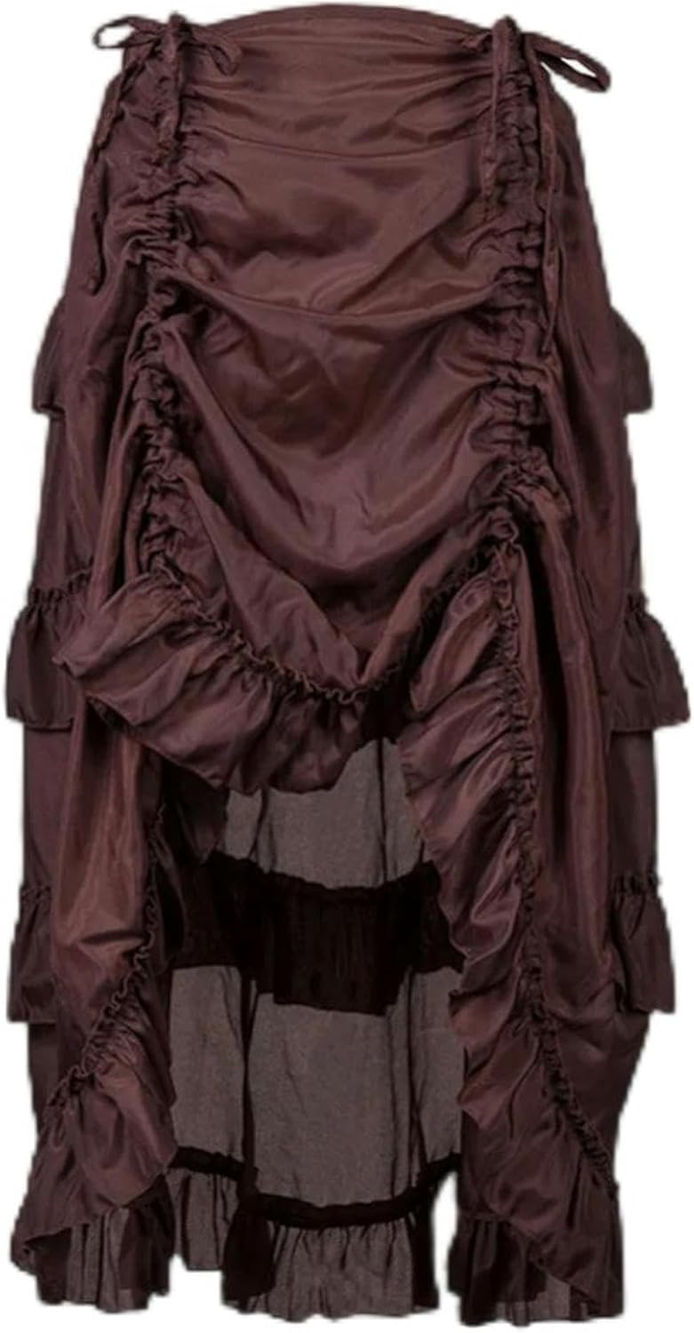 Steampunk – Asymmetrischer Rüschenrock