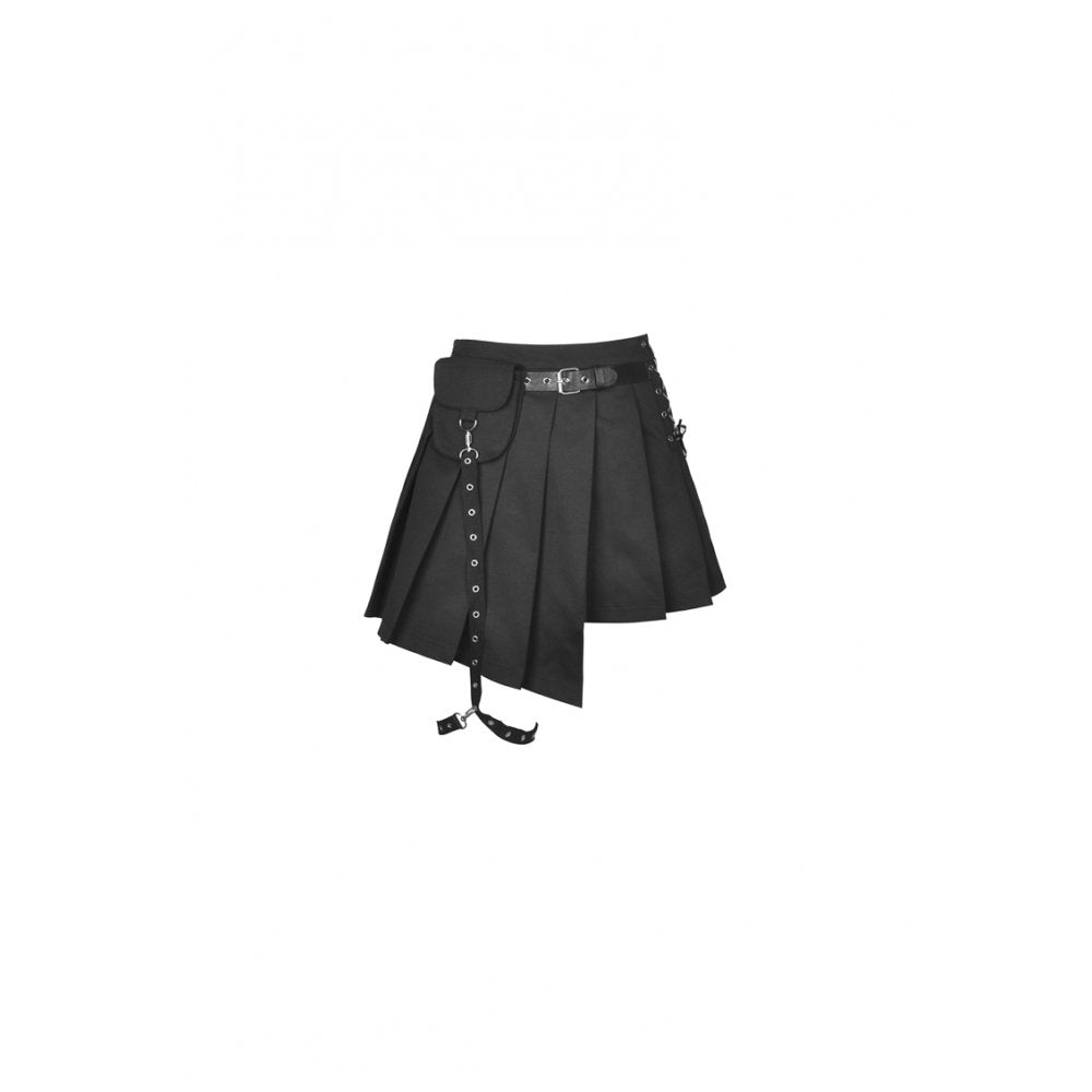 Just Can’t Get Enough – Irregular Pleated Punk Skirt