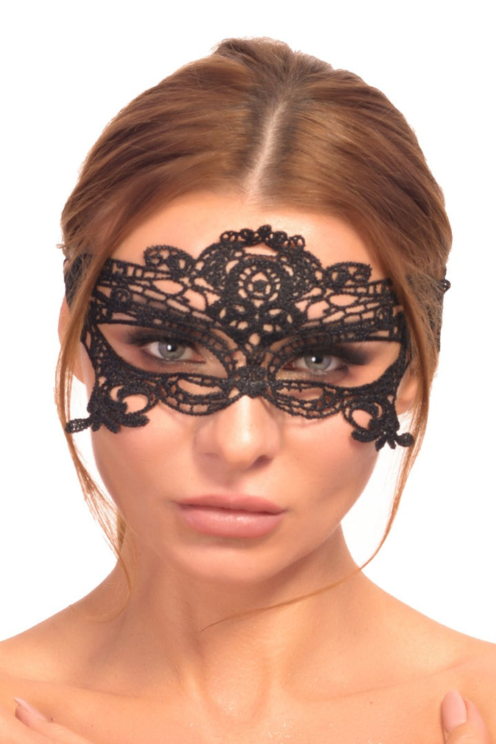 schwarze Augenmaske A7784-0