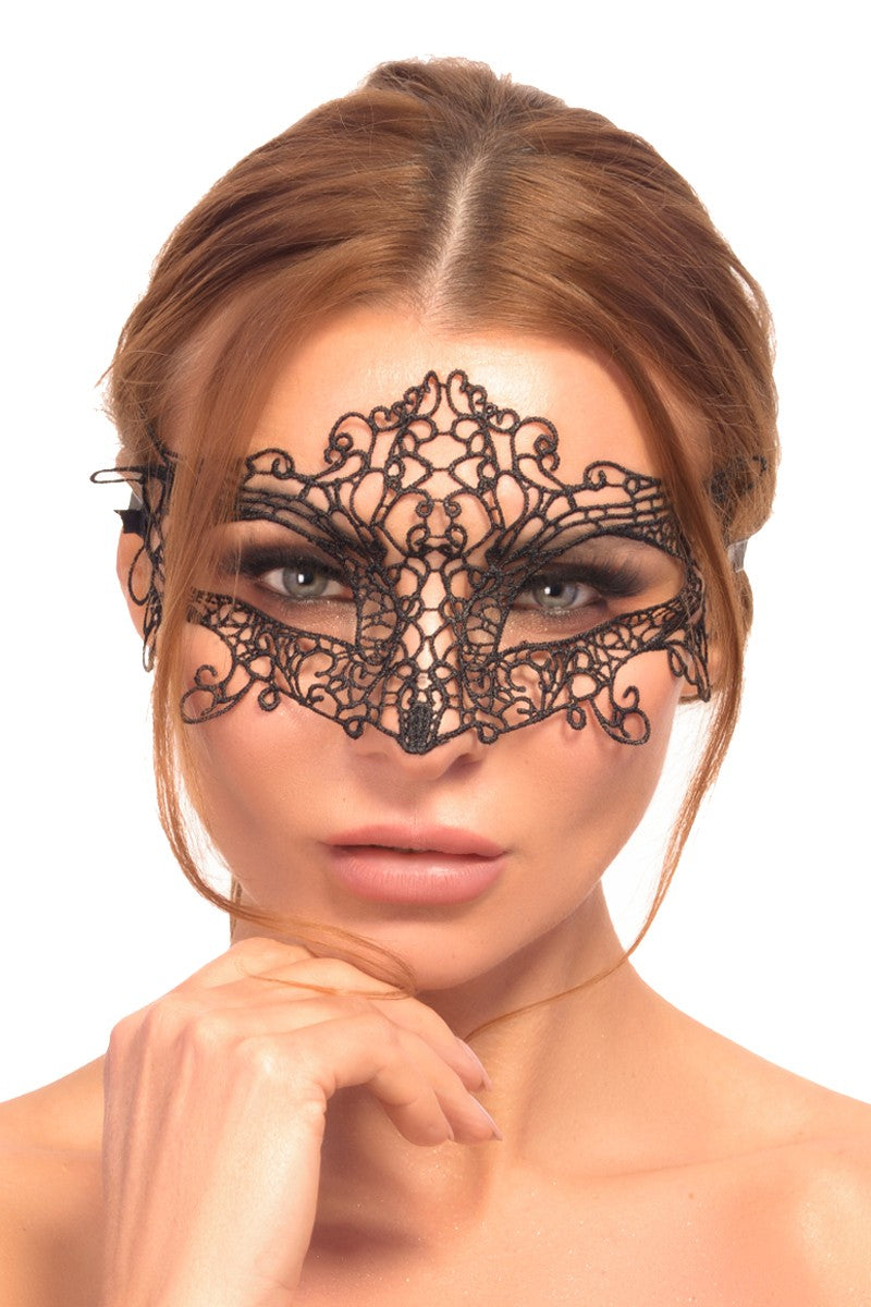 schwarze Augenmaske A7786-0