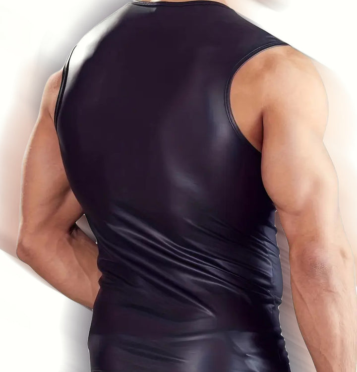 Performance Wear Body Shaper – Shirt im PU-Look