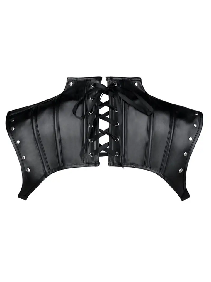 Gothic Cape mit Punk-Schnürung im modernen Ritterstil