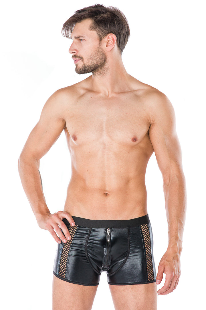 schwarzer Boxershort MC/9054 4XL/5XL-1