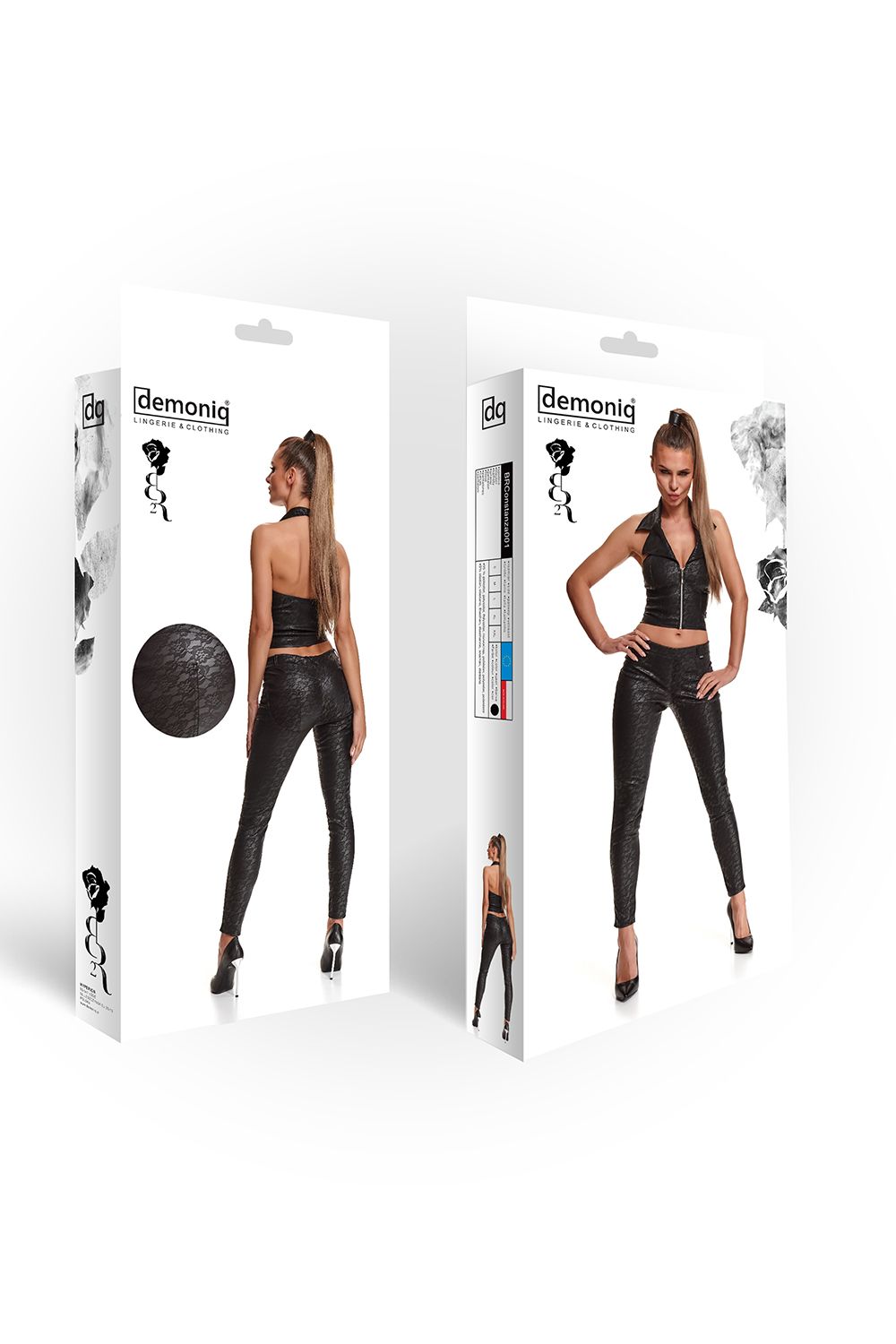 schwarze Leggings BRConstanza001 - XXL-8