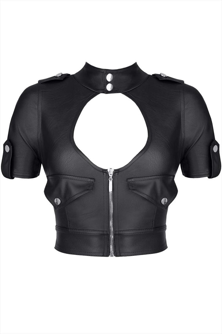 schwarzes Damen-Top BREnrica001 - XXL-0