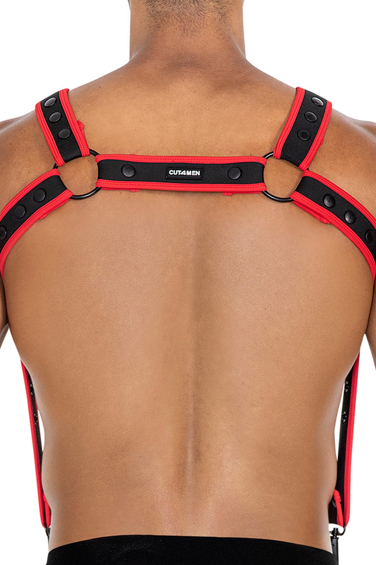 schwarz/roter Brust-Harness 05 - OS-1