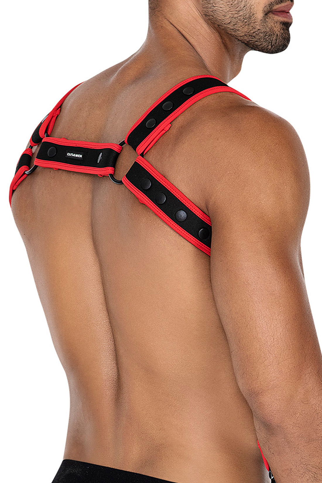 schwarz/roter Brust-Harness 05 - OS-2