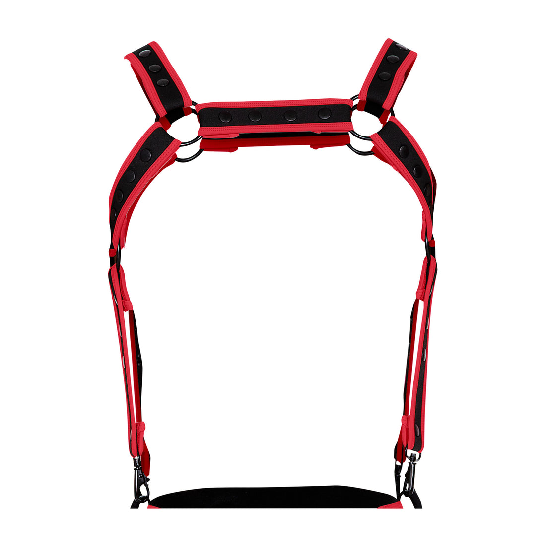 schwarz/roter Brust-Harness 05 - OS-6