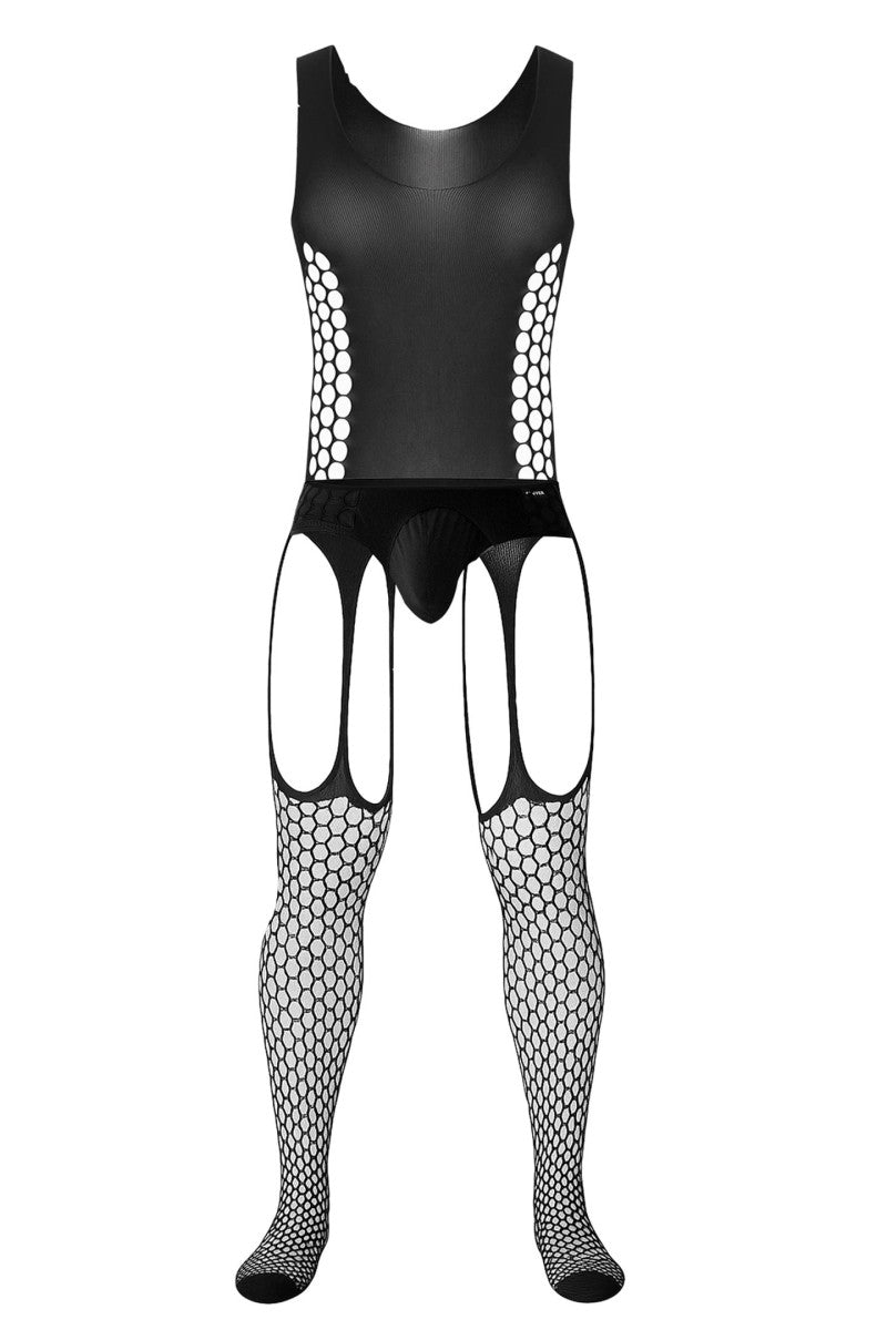 Herren Bodystocking ouvert RAV118 - L/XL