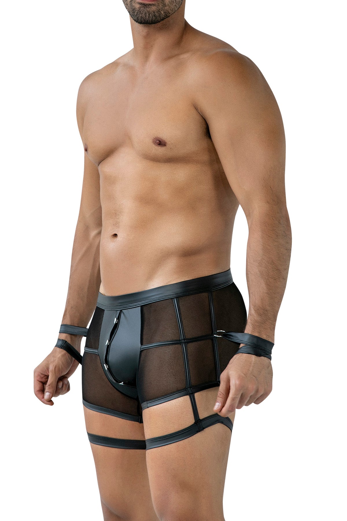 schwarzer Prison Shorts C4MRAV107 - XL-2