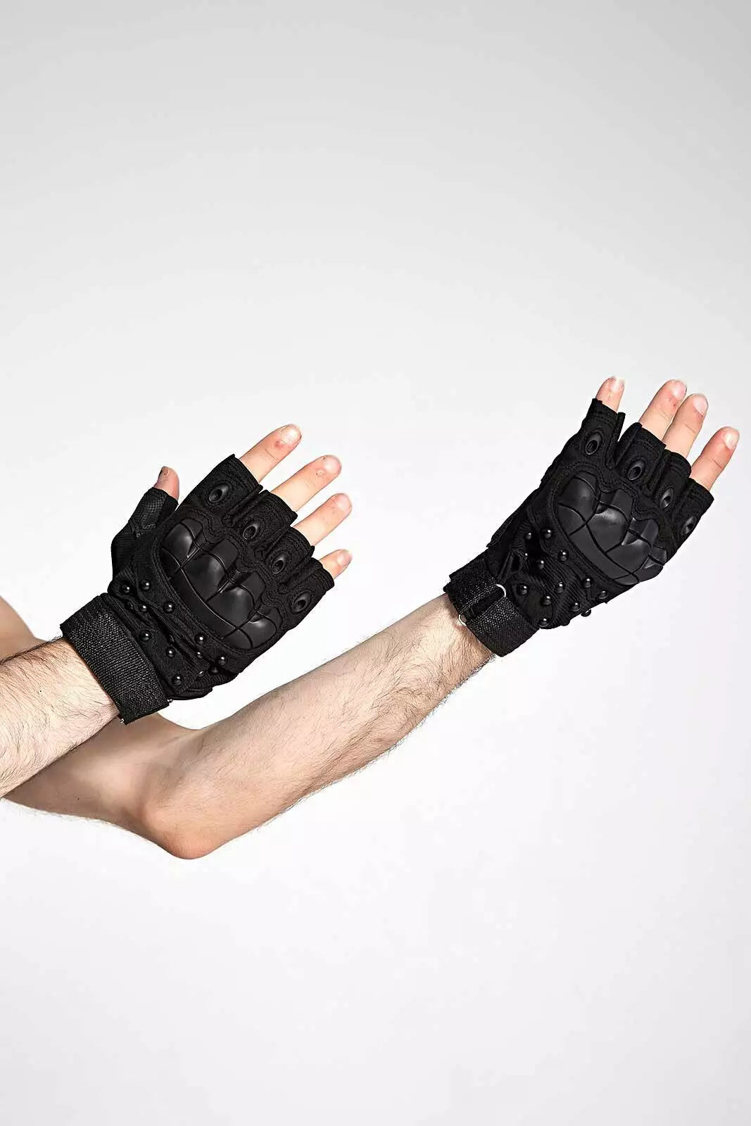 Punk Rave Handschuhe für Cyber Club Outfits, Techwear Accessoire
