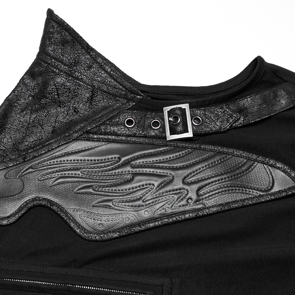 Cyberpunk Sleeveless T-Shirt – Post Apocalyptic Harness Top von Punk Rave.