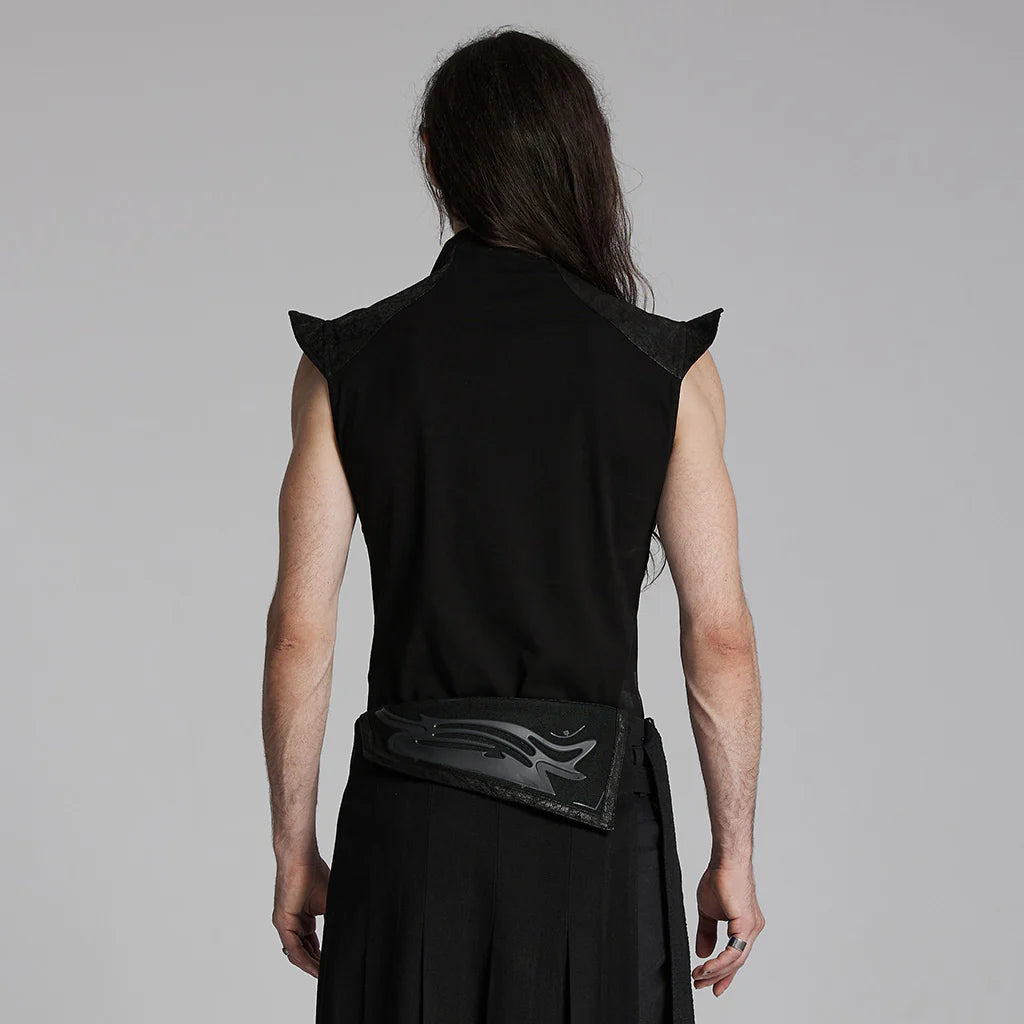 Cyberpunk Sleeveless T-Shirt – Post Apocalyptic Harness Top von Punk Rave.