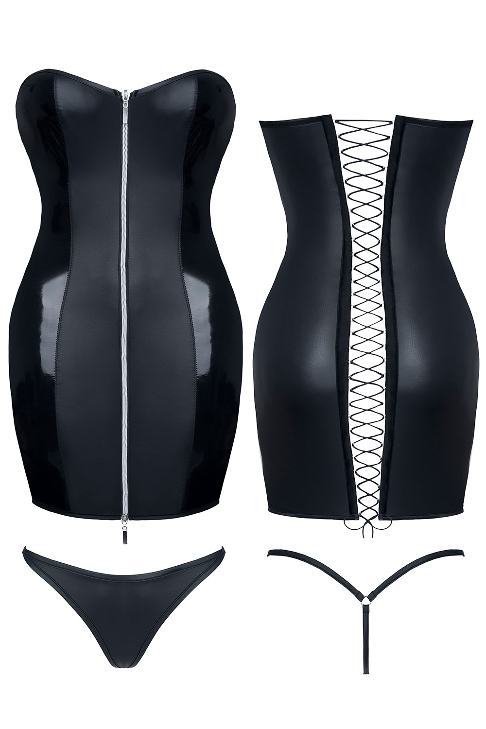 black chemise Greta - XL-6