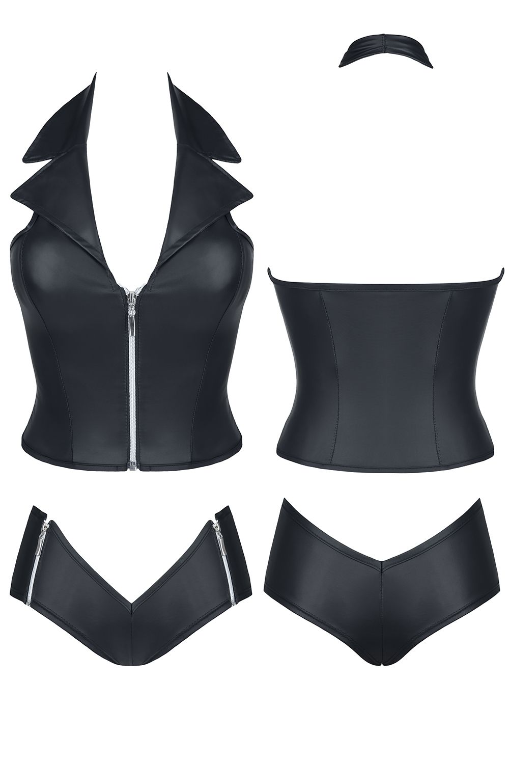 schwarzes Set Eva - XXL-7
