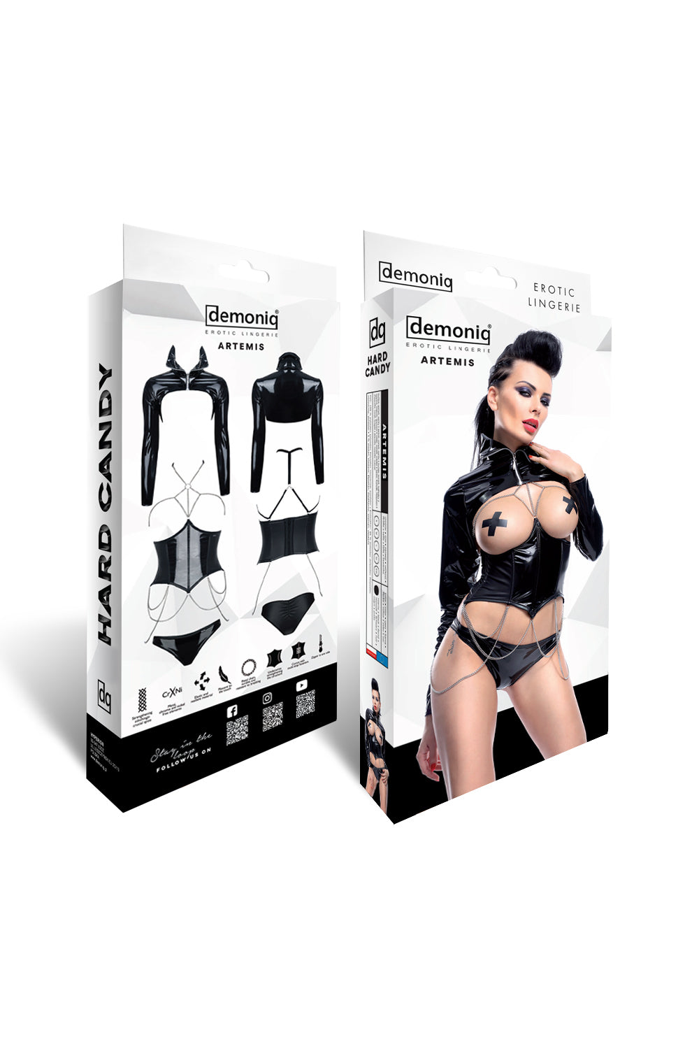 schwarzes Set DE443 - XXL von Demoniq-9