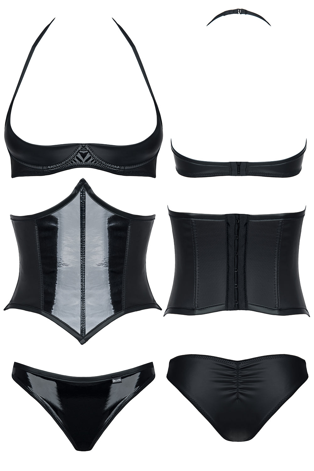 schwarzes Set DE448 - XXL von Demoniq-6
