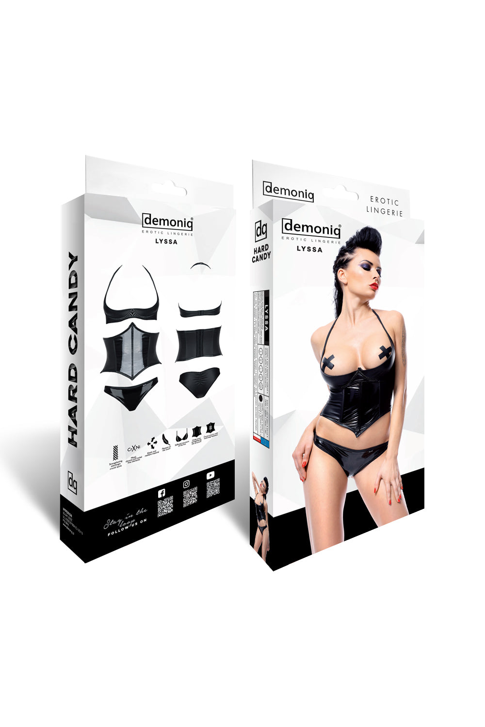 schwarzes Set DE448 - XXL von Demoniq-7