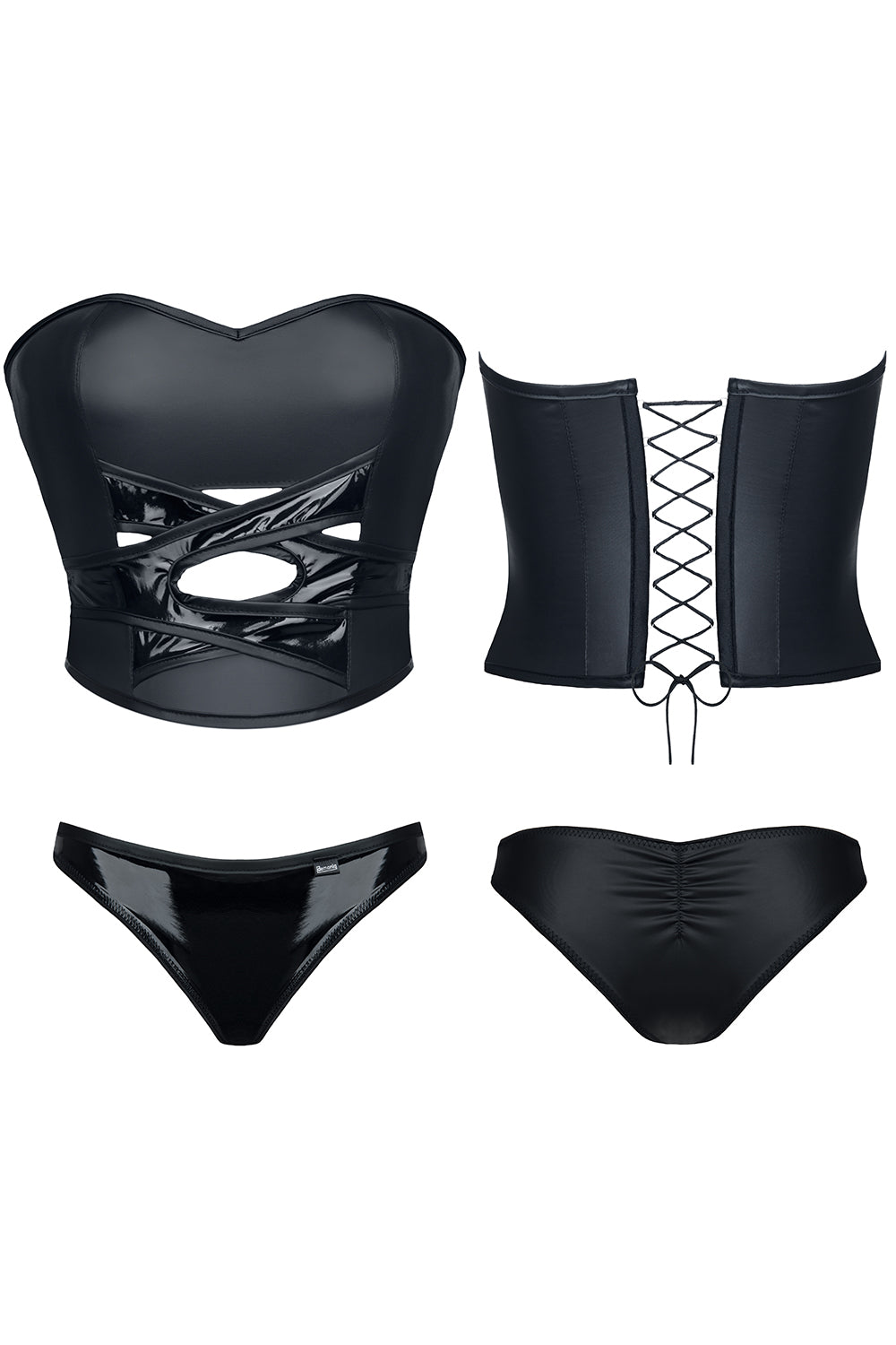 schwarzes Set DE453 - XXL von Demoniq-5