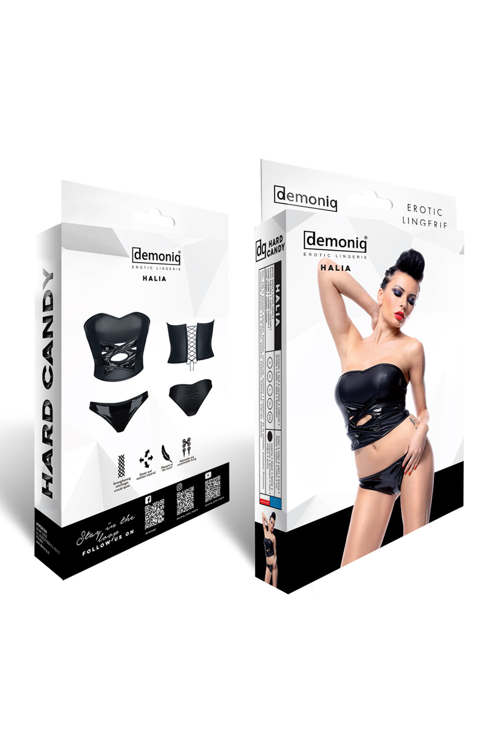 schwarzes Set DE453 - XXL von Demoniq-7