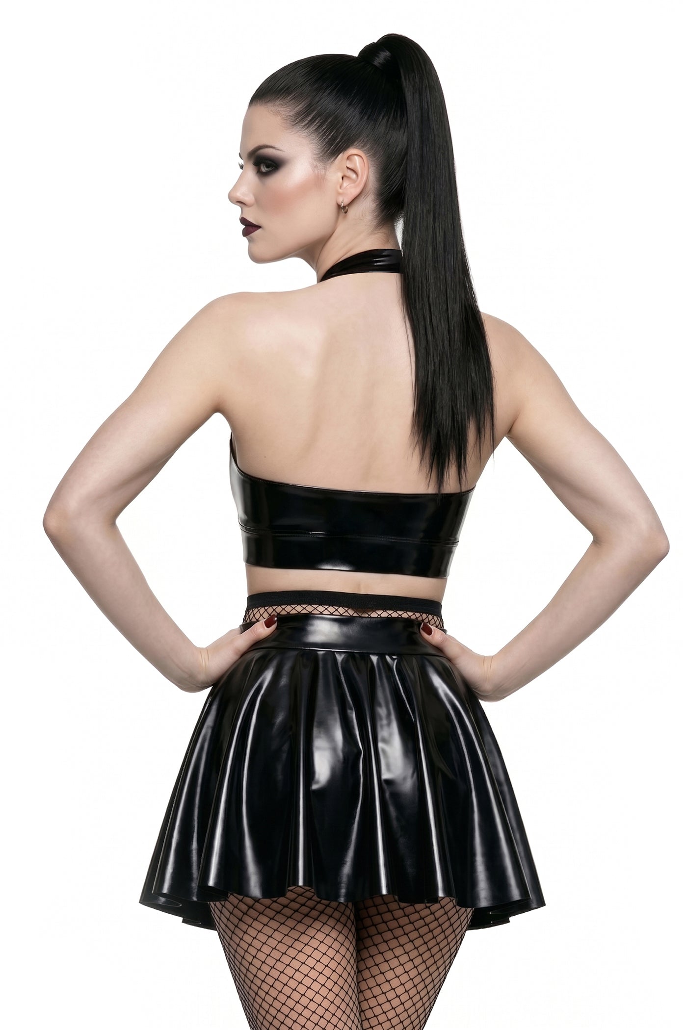 schwarzes Damen-Top DDsofia001 - 2XL