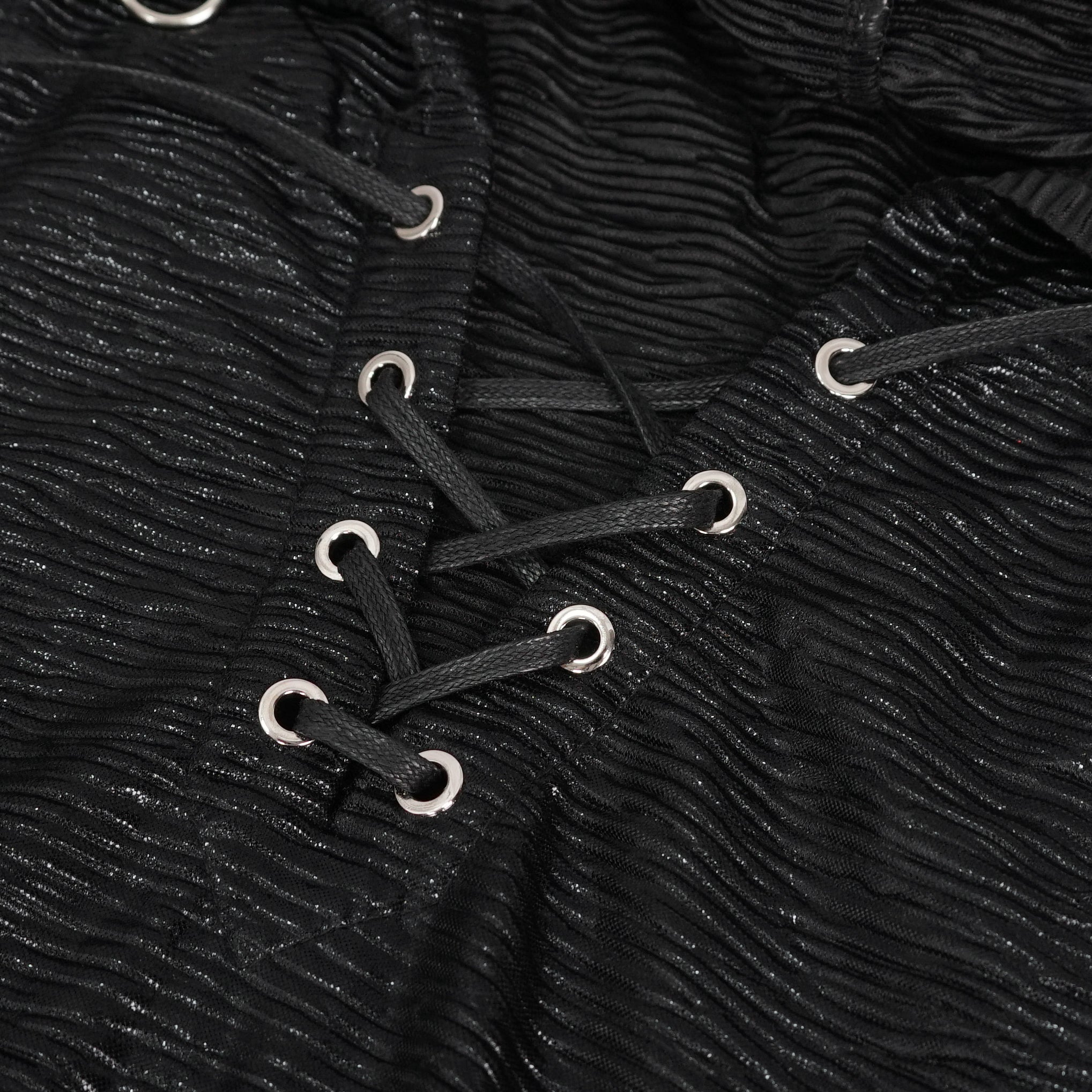 Devil Fashion Ridley Tank Top - Men's Gothic Hoodie with Lacing & Mesh