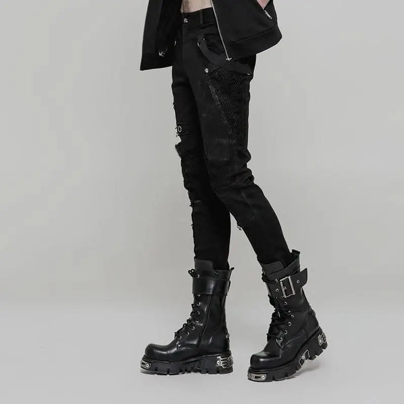 Punk Rave Herren Hose Demon – perfekte Kombination für Punk- und Gothic-Looks