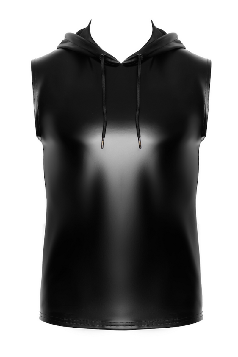 Detailaufnahme Kapuze mit verstellbarem Kordelzug – Wetlook Hoodie H081