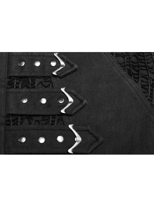 Schnallen-Details am rechten Oberschenkel