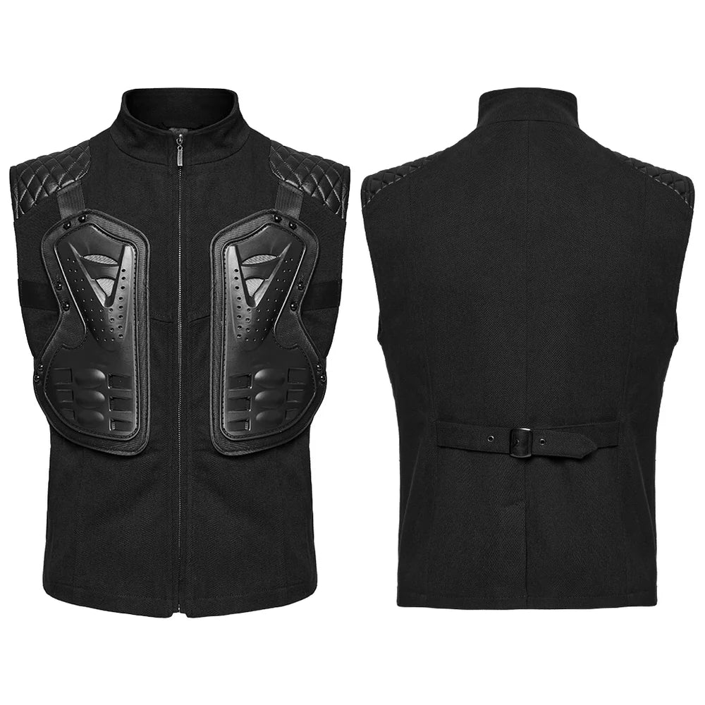 Cyberpunk-Weste in Kombination mit Accessoires im Endzeit-Stil