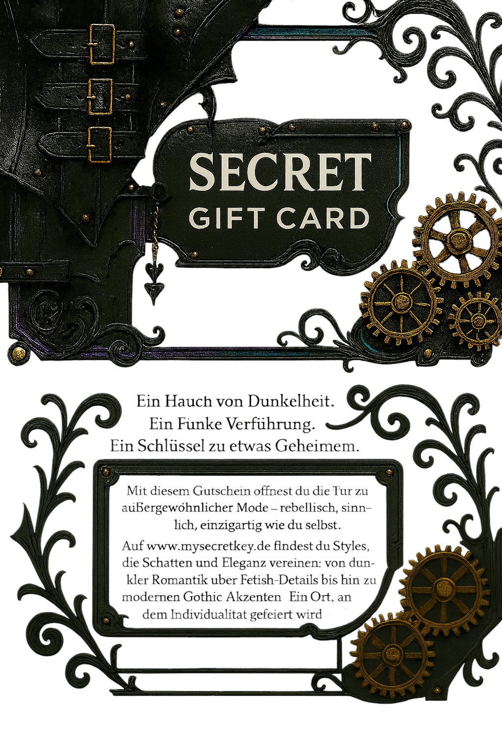 Secret Gift Card – für rebellische Looks & besondere Nächte