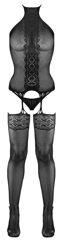 Set mit Strapshemd und passendem String aus Spitze