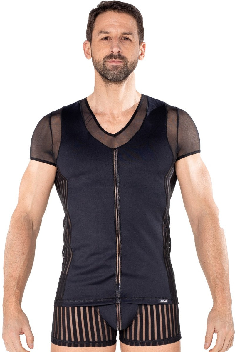schwarzes Herren T-Shirt 2201-81 - XL-0