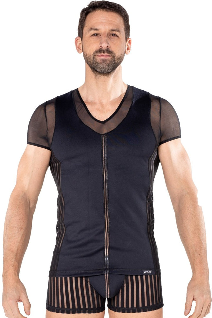 schwarzes Herren T-Shirt 2201-81 - XL-0