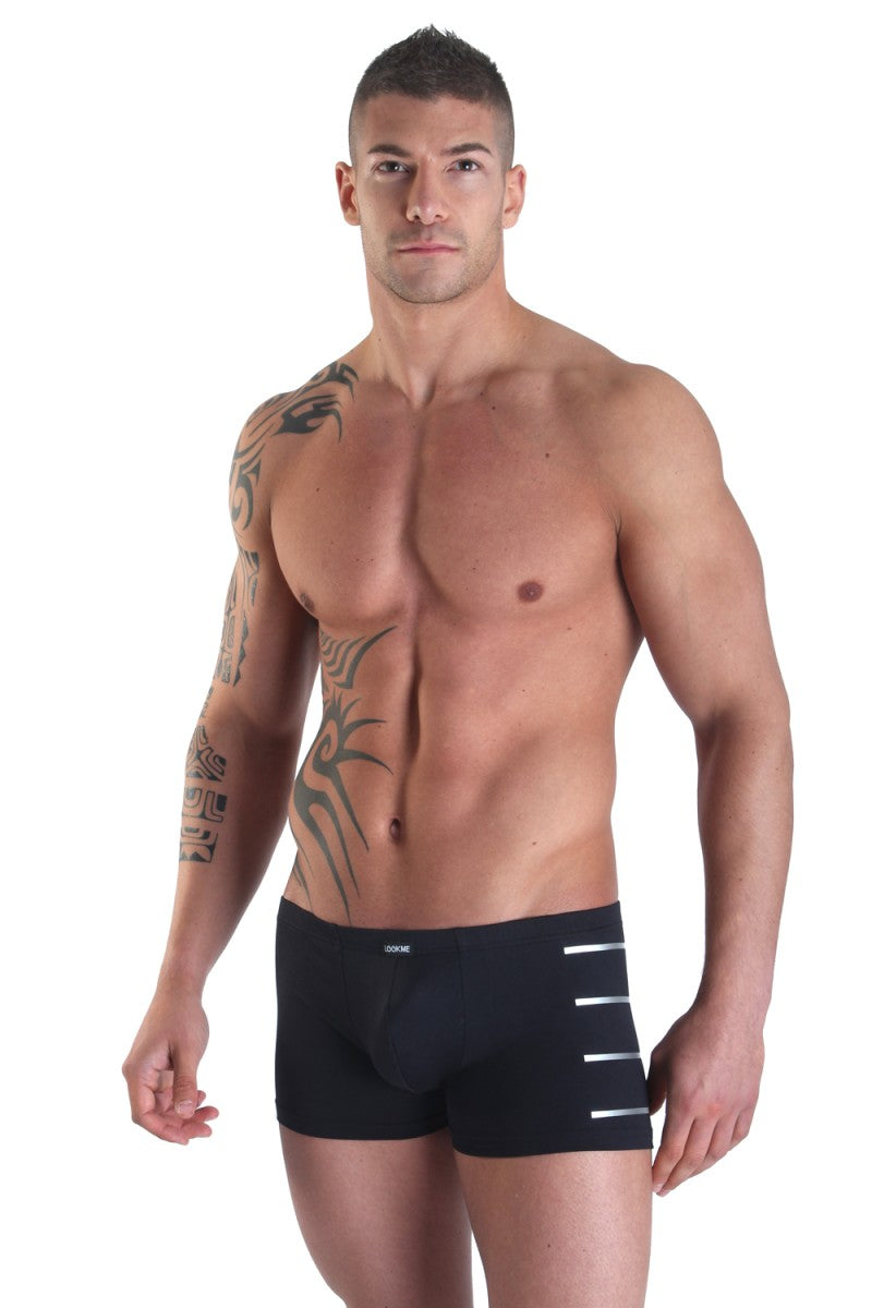 schwarze Herren-Boxer Roadster S von Look Me-0