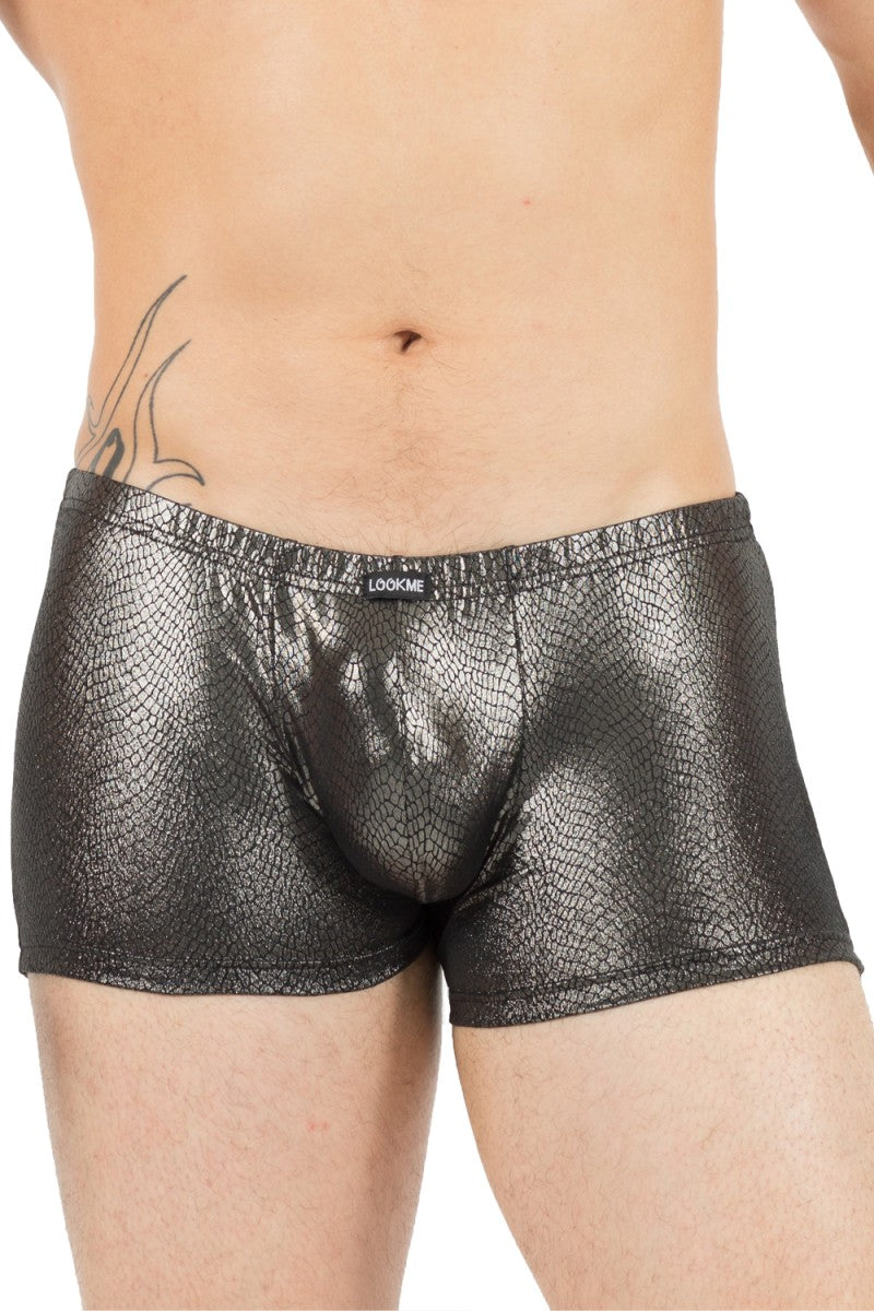 silberner Herren-Boxer Reptile 60-67 S von Look Me-0
