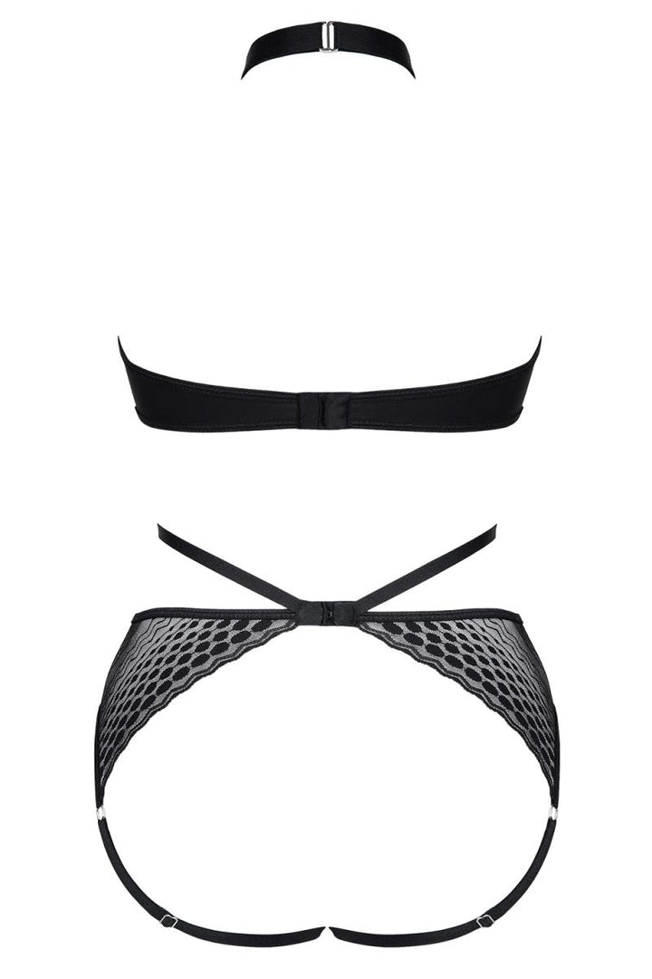 schwarzer Body ouvert LXPerla001 - XXL-1