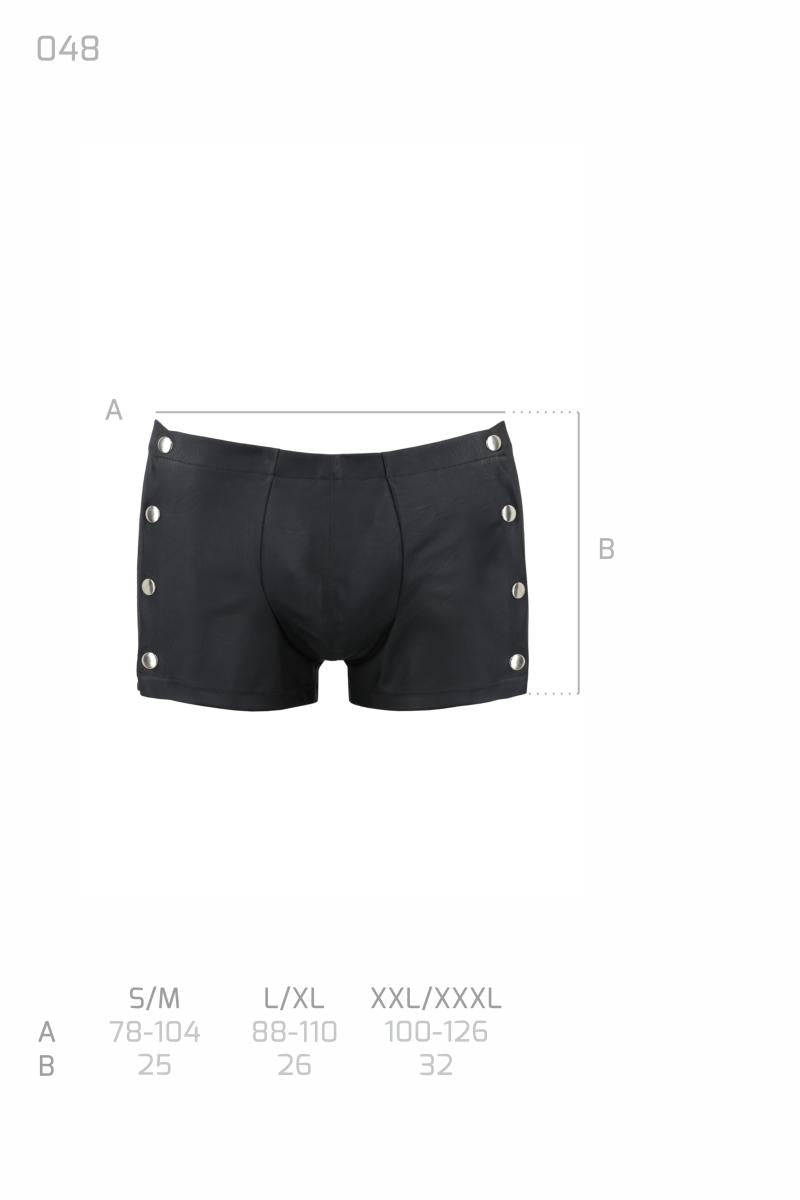 schwarzer Herren Shorts 048 - 2XL/3XL-6