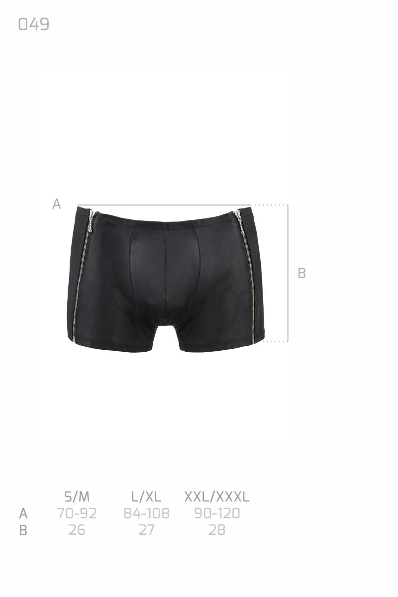 schwarzer Herren Shorts 049 - 2XL/3XL-6