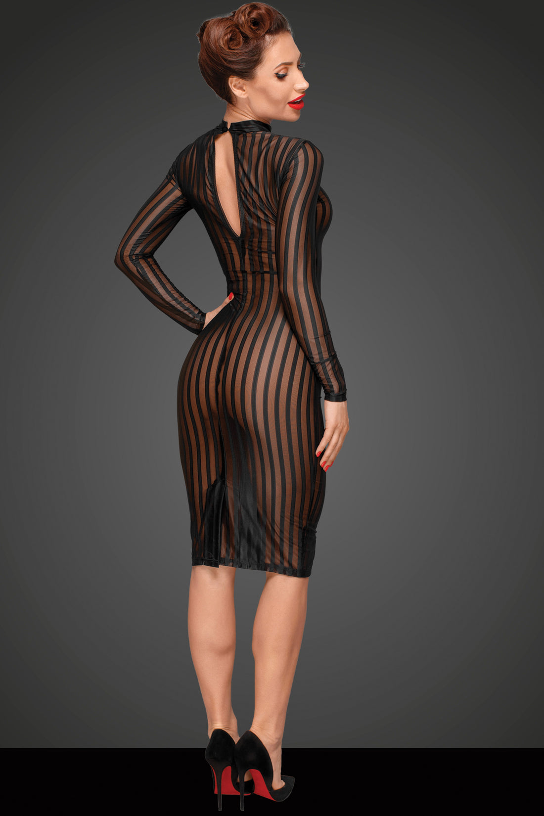 Klassisches Kleid F182 - 3XL