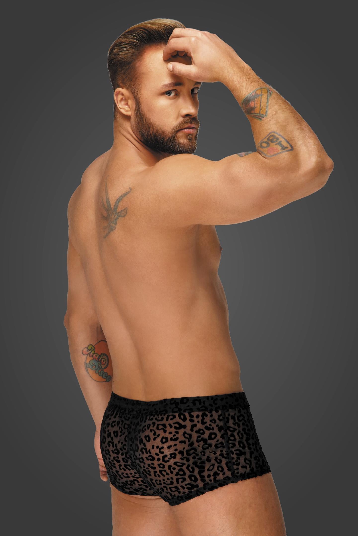 Leopard Flock Shorts H072 - 3XL-3